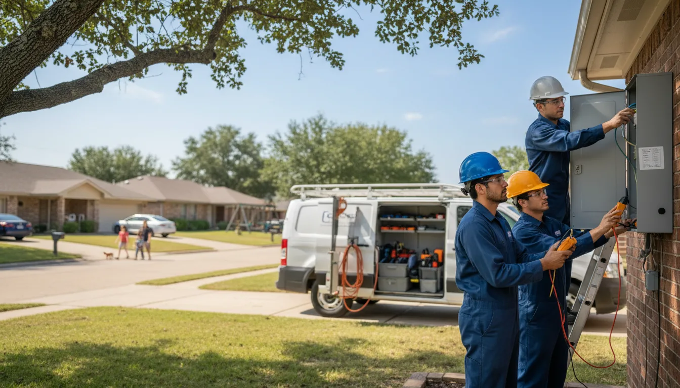 Certified electrician providing emergency electrical services in Sedan, NM